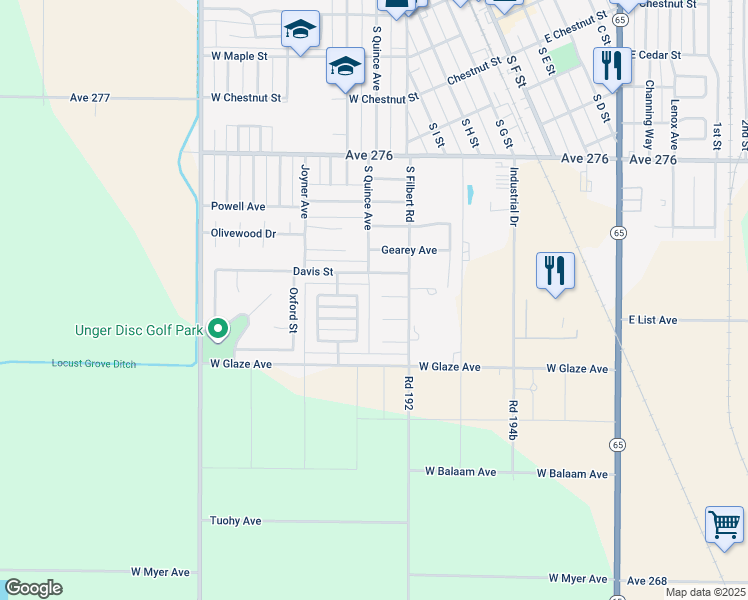 map of restaurants, bars, coffee shops, grocery stores, and more near 540 Cosart Court in Exeter