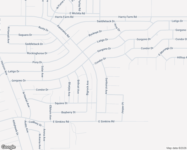 map of restaurants, bars, coffee shops, grocery stores, and more near 4451 Bigrock Avenue in Pahrump