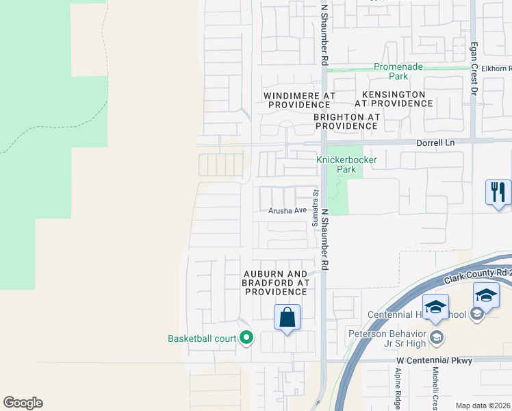 map of restaurants, bars, coffee shops, grocery stores, and more near 6839 Pipil Street in Las Vegas