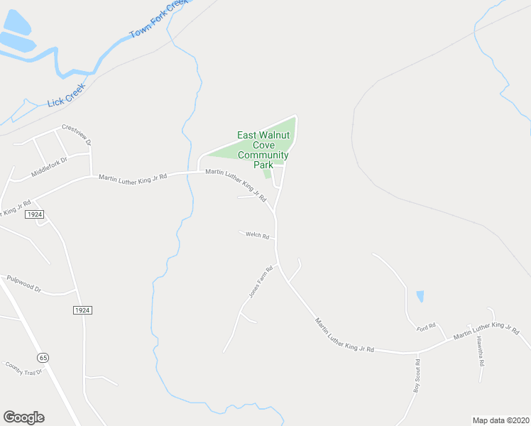 map of restaurants, bars, coffee shops, grocery stores, and more near 1630 Martin Luther King Junior Road in Walnut Cove
