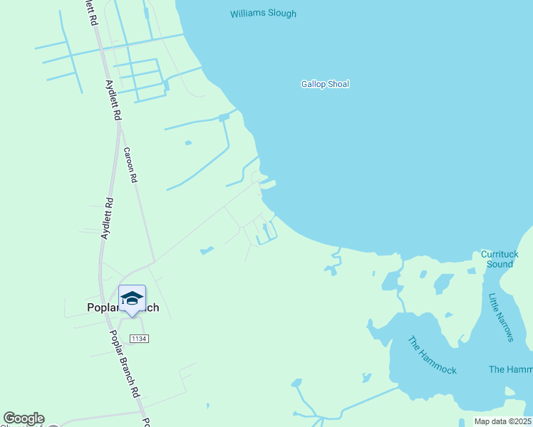 map of restaurants, bars, coffee shops, grocery stores, and more near 120 Poplar Bay Road in Poplar Branch