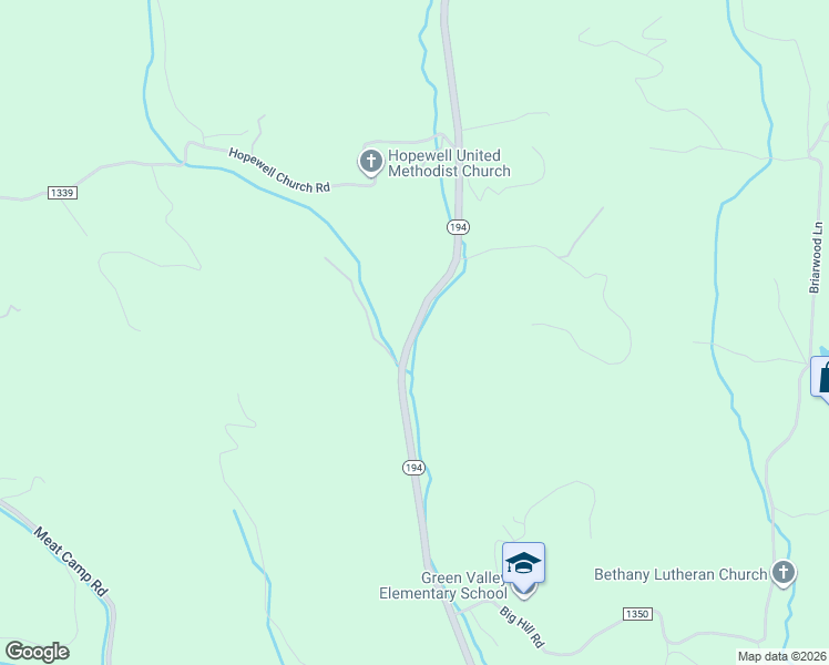 map of restaurants, bars, coffee shops, grocery stores, and more near 5853 Highway 194 in Boone
