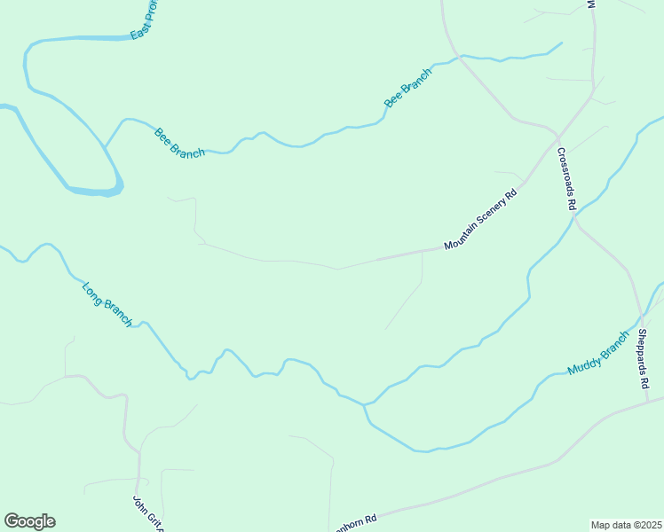 map of restaurants, bars, coffee shops, grocery stores, and more near 604 Mountain Scenery Road in Roaring River
