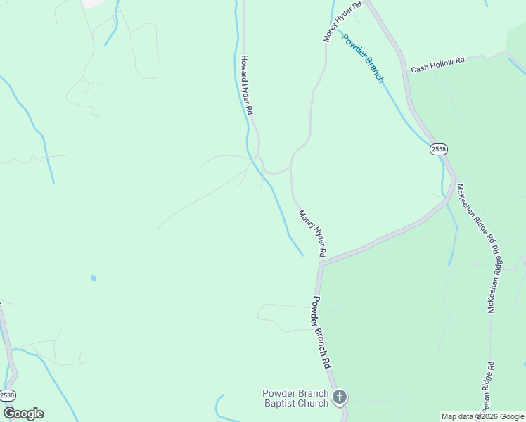map of restaurants, bars, coffee shops, grocery stores, and more near 260 Morey Hyder Road in Johnson City