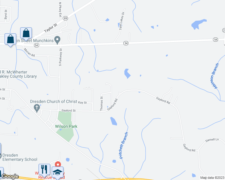 map of restaurants, bars, coffee shops, grocery stores, and more near 168 Clifton Street in Dresden
