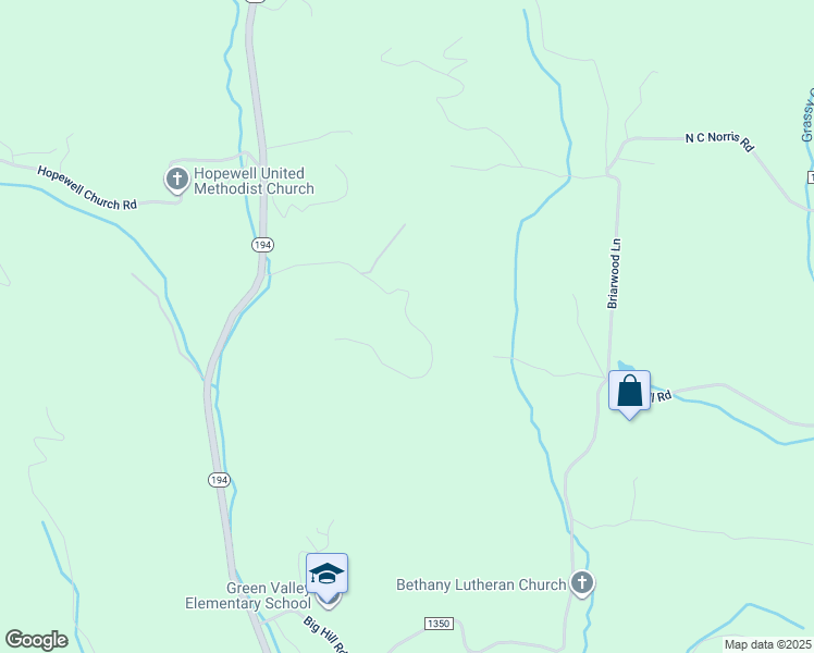 map of restaurants, bars, coffee shops, grocery stores, and more near 550 Troy Norris Road in Boone