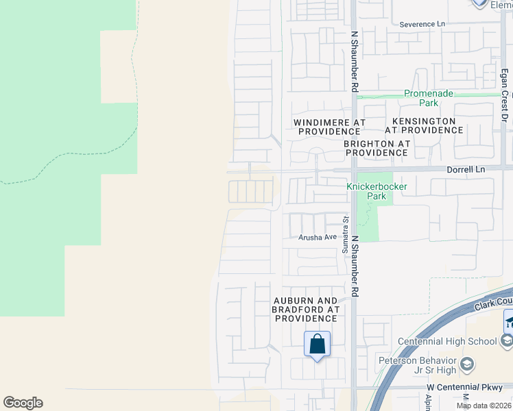 map of restaurants, bars, coffee shops, grocery stores, and more near Pole Line Rd in Las Vegas