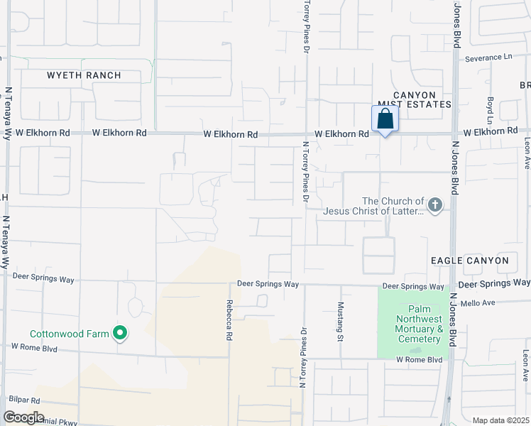 map of restaurants, bars, coffee shops, grocery stores, and more near 6488 Bluff Dwellers Avenue in Las Vegas