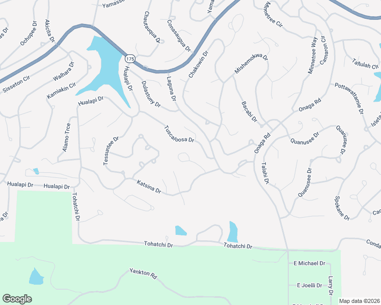 map of restaurants, bars, coffee shops, grocery stores, and more near 25 Mishemokwa Drive in Cherokee Village