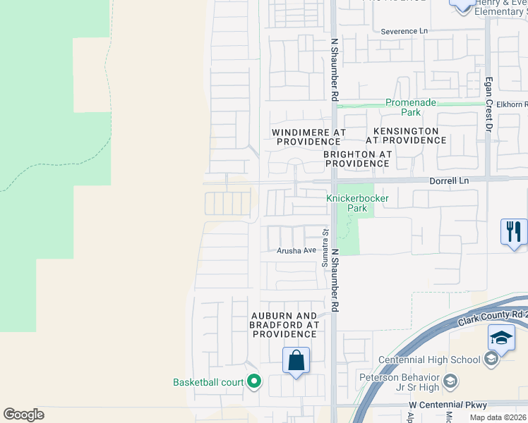 map of restaurants, bars, coffee shops, grocery stores, and more near 6975 Comiskey Park Street in Las Vegas