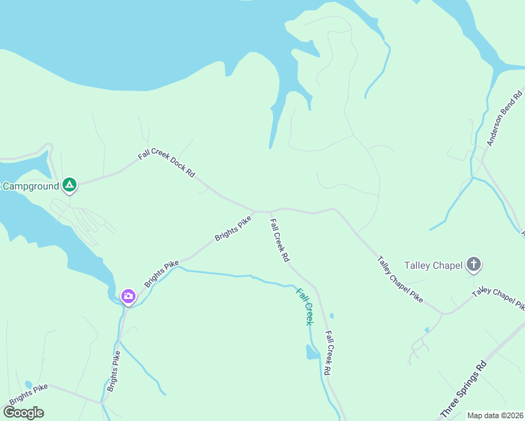 map of restaurants, bars, coffee shops, grocery stores, and more near 6010 Fall Creek Dock Road in Russellville
