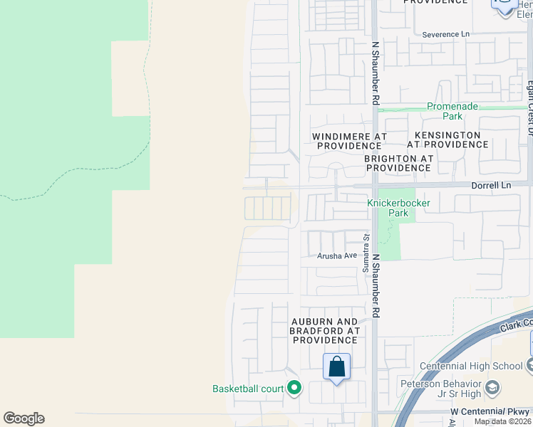 map of restaurants, bars, coffee shops, grocery stores, and more near Pole Line Rd in Las Vegas