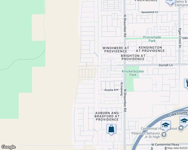 map of restaurants, bars, coffee shops, grocery stores, and more near 6915 Stafford Hill Street in Las Vegas