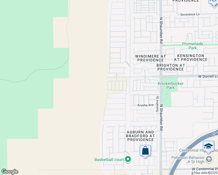 map of restaurants, bars, coffee shops, grocery stores, and more near 6918 Wrightshire Street in Las Vegas