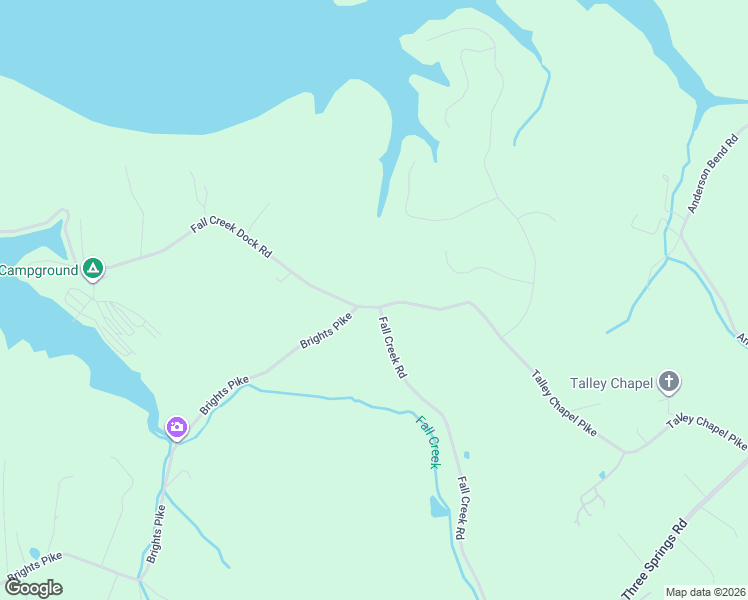 map of restaurants, bars, coffee shops, grocery stores, and more near 6010 Fall Creek Dock Road in Russellville