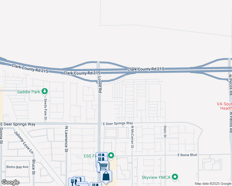 map of restaurants, bars, coffee shops, grocery stores, and more near 6952 Midnight Bronze Street in North Las Vegas