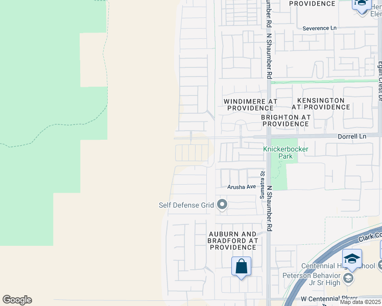 map of restaurants, bars, coffee shops, grocery stores, and more near 6924 Ashton Ridge Street in Las Vegas