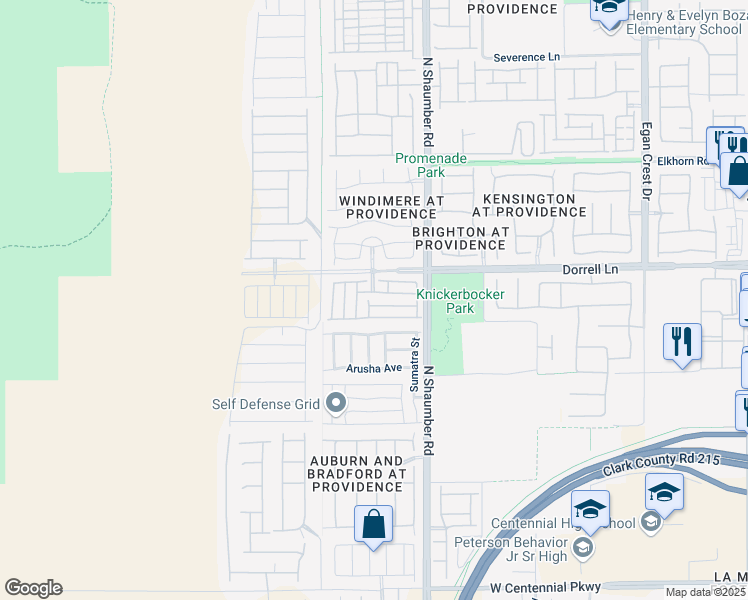 map of restaurants, bars, coffee shops, grocery stores, and more near 10777 Wrigley Field Avenue in Las Vegas