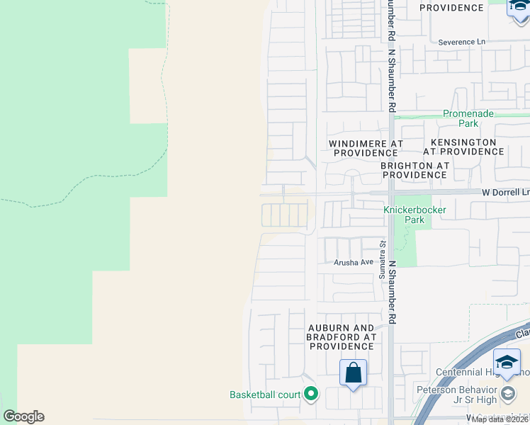 map of restaurants, bars, coffee shops, grocery stores, and more near 6928 Wrightshire Street in Las Vegas