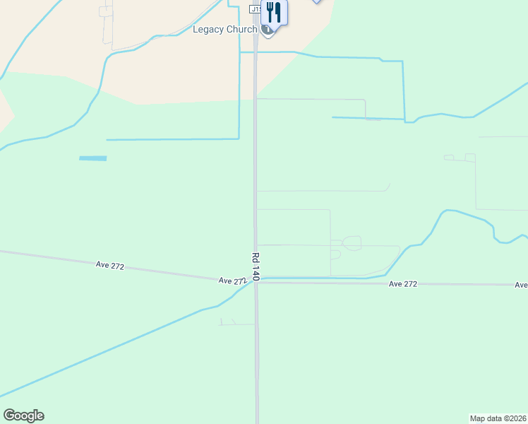 map of restaurants, bars, coffee shops, grocery stores, and more near 27396 South Lovers Lane in Visalia