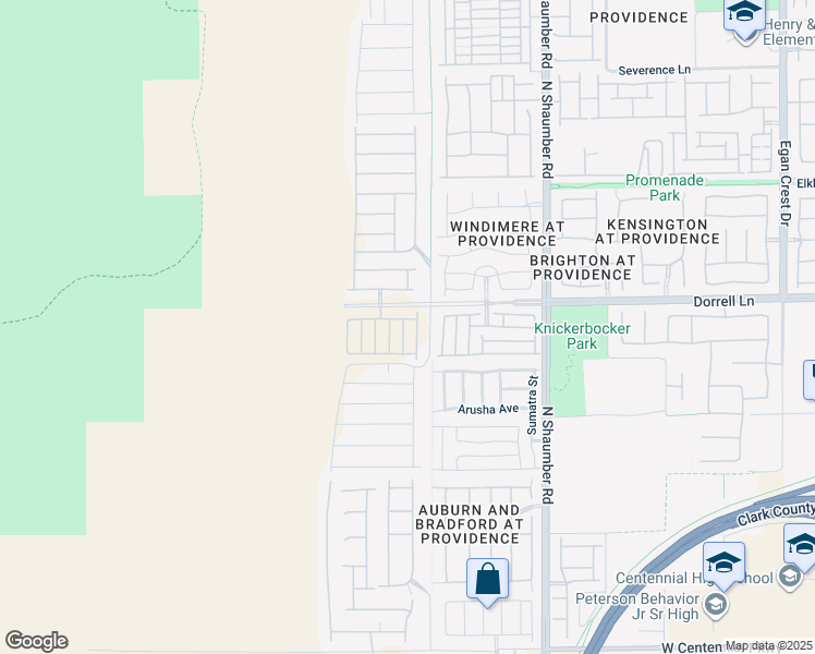 map of restaurants, bars, coffee shops, grocery stores, and more near 6954 Honor Hill Street in Las Vegas