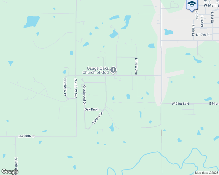 map of restaurants, bars, coffee shops, grocery stores, and more near 9015 North 22nd West Avenue in Sperry