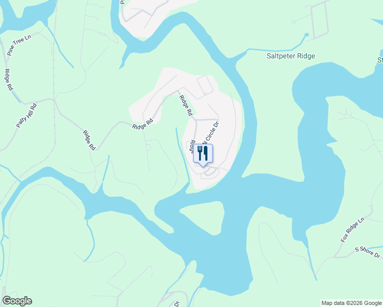 map of restaurants, bars, coffee shops, grocery stores, and more near 12 Popular Lane in Caryville
