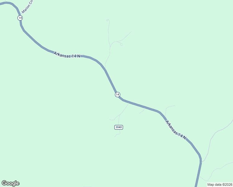 map of restaurants, bars, coffee shops, grocery stores, and more near 3725 Arkansas 14 North in Yellville