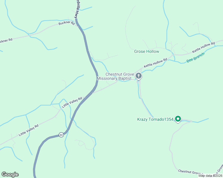 map of restaurants, bars, coffee shops, grocery stores, and more near 134 Kettle Hollow Road in Maynardville
