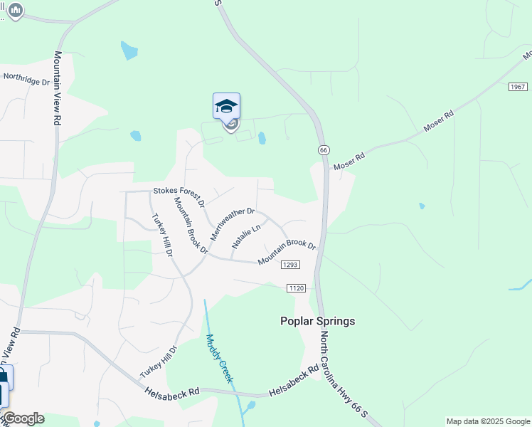 map of restaurants, bars, coffee shops, grocery stores, and more near 101 Partridge Lane in King