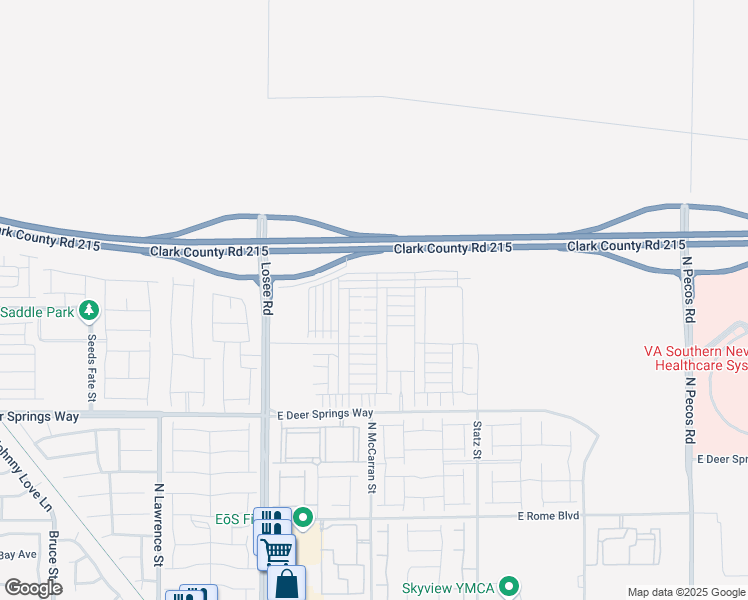 map of restaurants, bars, coffee shops, grocery stores, and more near 2681 Tuxedo Black Court in North Las Vegas