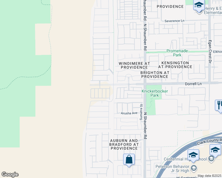 map of restaurants, bars, coffee shops, grocery stores, and more near 6960 Stafford Hill Street in Las Vegas