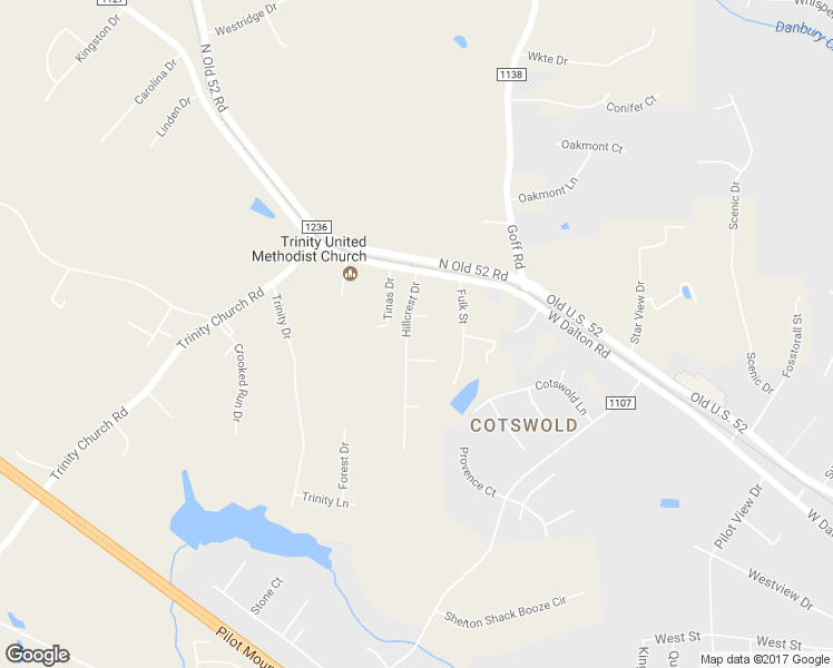 map of restaurants, bars, coffee shops, grocery stores, and more near 209 Hillcrest Drive in King