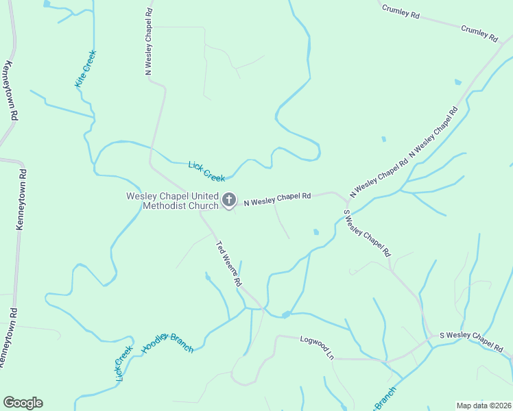 map of restaurants, bars, coffee shops, grocery stores, and more near 1425 North Wesley Chapel Road in Greeneville
