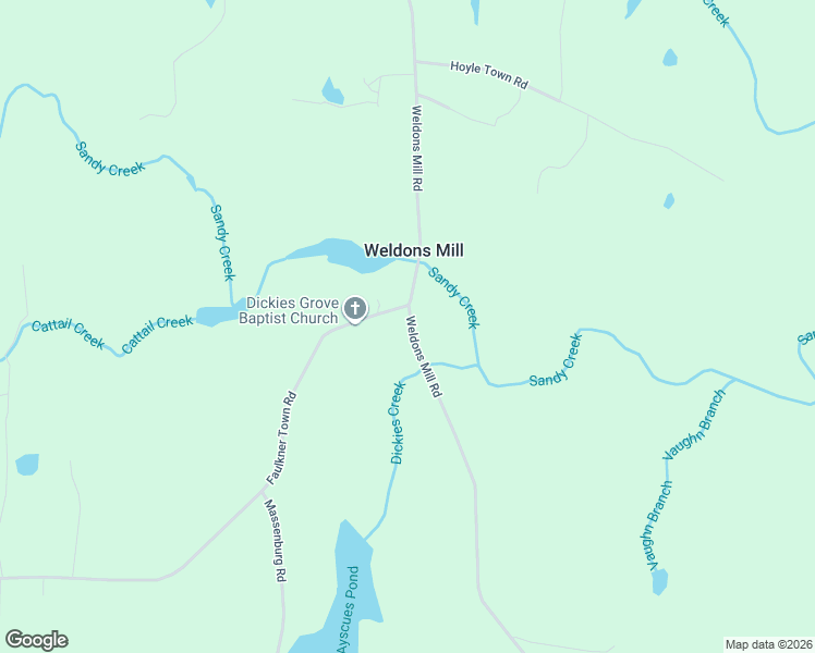 map of restaurants, bars, coffee shops, grocery stores, and more near 2408 Weldons Mill Road in Henderson