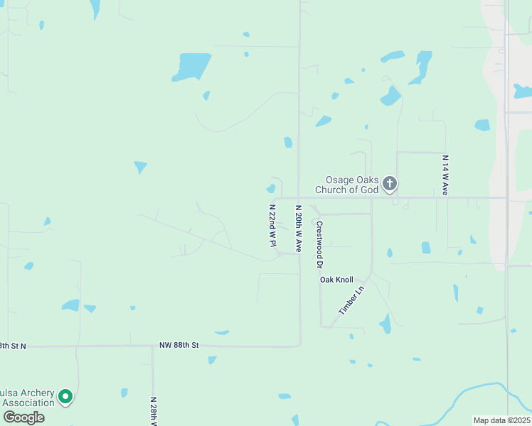 map of restaurants, bars, coffee shops, grocery stores, and more near 9250 North 22nd West Place in Sperry