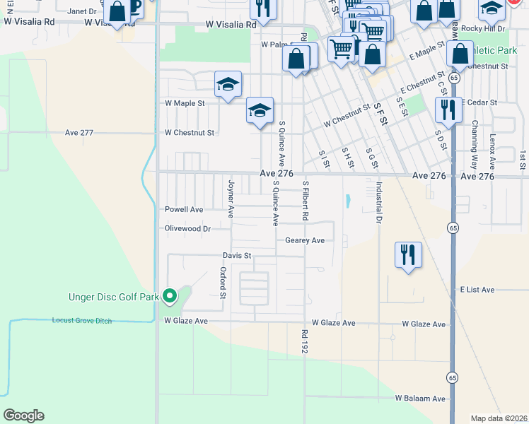 map of restaurants, bars, coffee shops, grocery stores, and more near 621 Moore Circle in Exeter