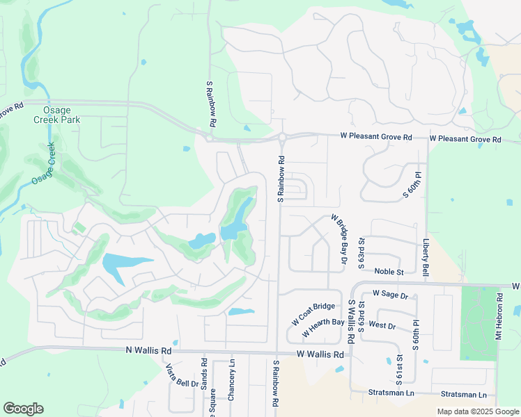 map of restaurants, bars, coffee shops, grocery stores, and more near 6532 West Valley View Road in Rogers