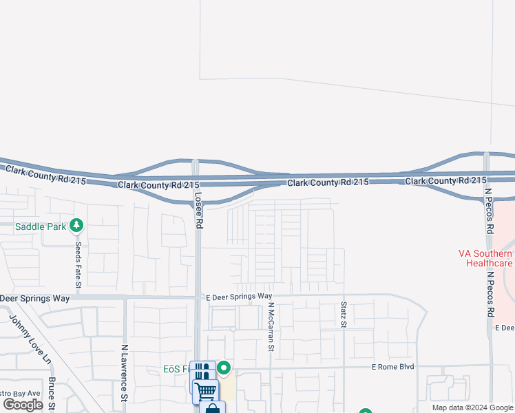 map of restaurants, bars, coffee shops, grocery stores, and more near 2641 Champagne Gold Avenue in North Las Vegas