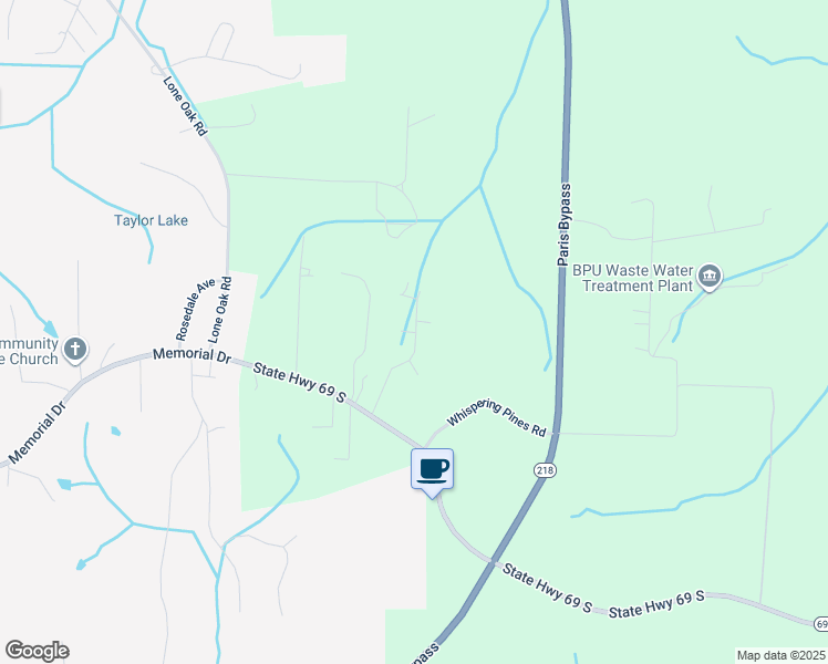 map of restaurants, bars, coffee shops, grocery stores, and more near 202 Cole Fairway in Paris