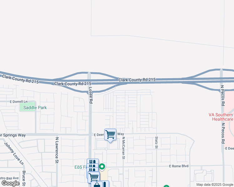 map of restaurants, bars, coffee shops, grocery stores, and more near 2641 Champagne Gold Avenue in North Las Vegas