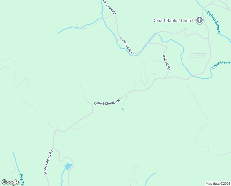 map of restaurants, bars, coffee shops, grocery stores, and more near 2190 Dehart Church Road in McGrady