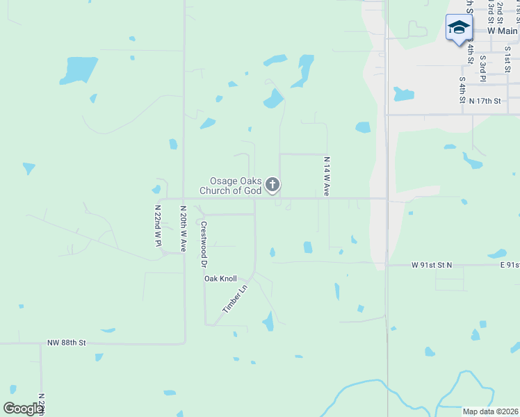 map of restaurants, bars, coffee shops, grocery stores, and more near 9015 North 22nd West Avenue in Sperry