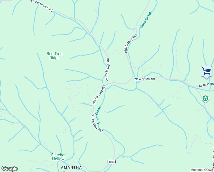 map of restaurants, bars, coffee shops, grocery stores, and more near 3574 Old US Highway 421 in Vilas