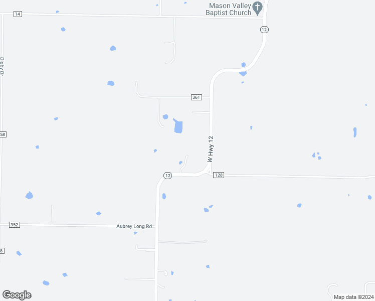 map of restaurants, bars, coffee shops, grocery stores, and more near 14378 Arkansas 12 in Bentonville