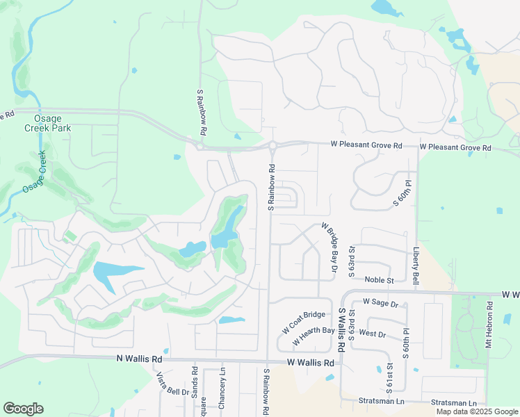 map of restaurants, bars, coffee shops, grocery stores, and more near 6532 West Valley View Road in Rogers