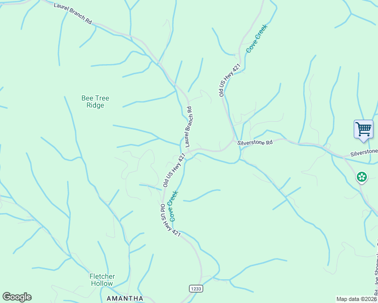 map of restaurants, bars, coffee shops, grocery stores, and more near 337 Laurel Branch Road in Vilas
