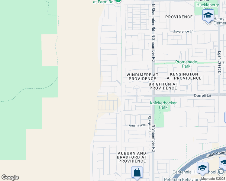 map of restaurants, bars, coffee shops, grocery stores, and more near Puli Drive in Las Vegas