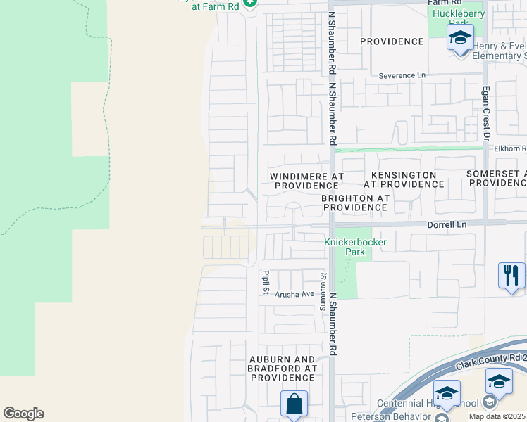 map of restaurants, bars, coffee shops, grocery stores, and more near 7017 Whipple Manor Street in Las Vegas