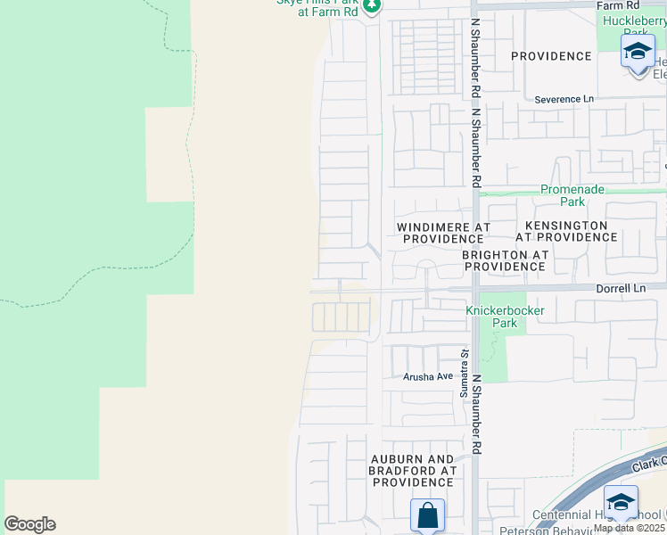 map of restaurants, bars, coffee shops, grocery stores, and more near 10967 Cambridge Lakes Avenue in Las Vegas